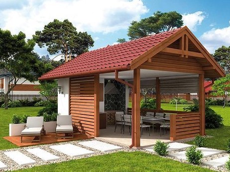 Beautiful custom deck and gazebo construction